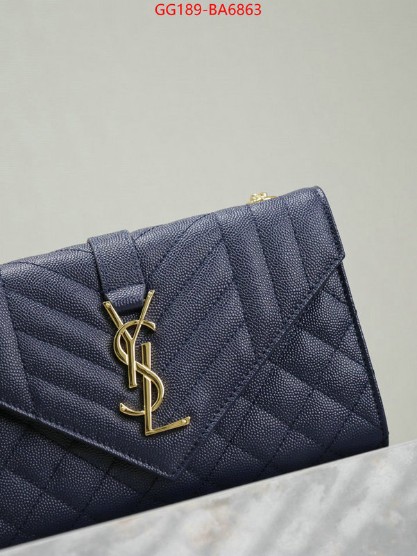 YSL Bags(TOP)-Envelope Series how to find replica shop ID: BA6863 $: 189USD,