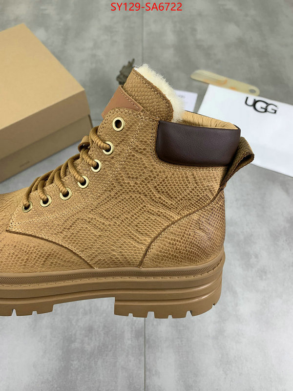 Men Shoes-UGG designer wholesale replica ID: SA6722 $: 129USD