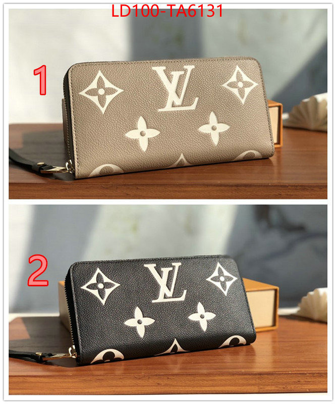 LV Bags(TOP)-Wallet replica 1:1 high quality ID: TA6131 $: 100USD,