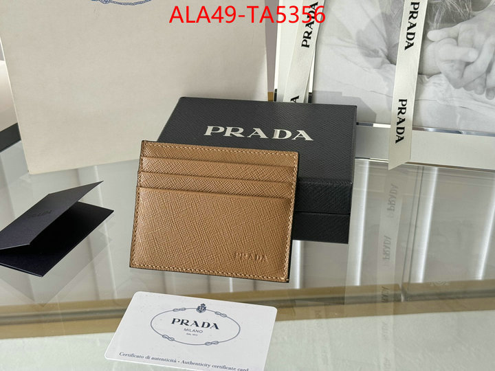 Prada Bags(TOP)-Wallet where quality designer replica ID: TA5356 $: 49USD,