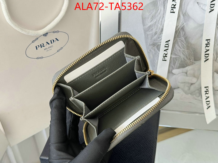 Prada Bags(TOP)-Wallet 2024 luxury replicas ID: TA5362 $: 72USD,