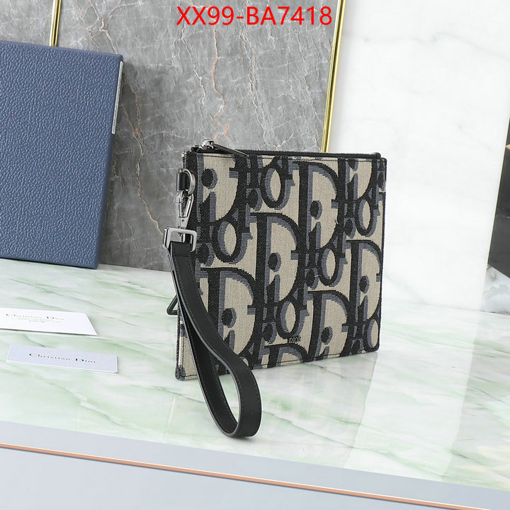 Dior Bags(TOP)-Clutch- what best replica sellers ID: BA7418 $: 99USD,