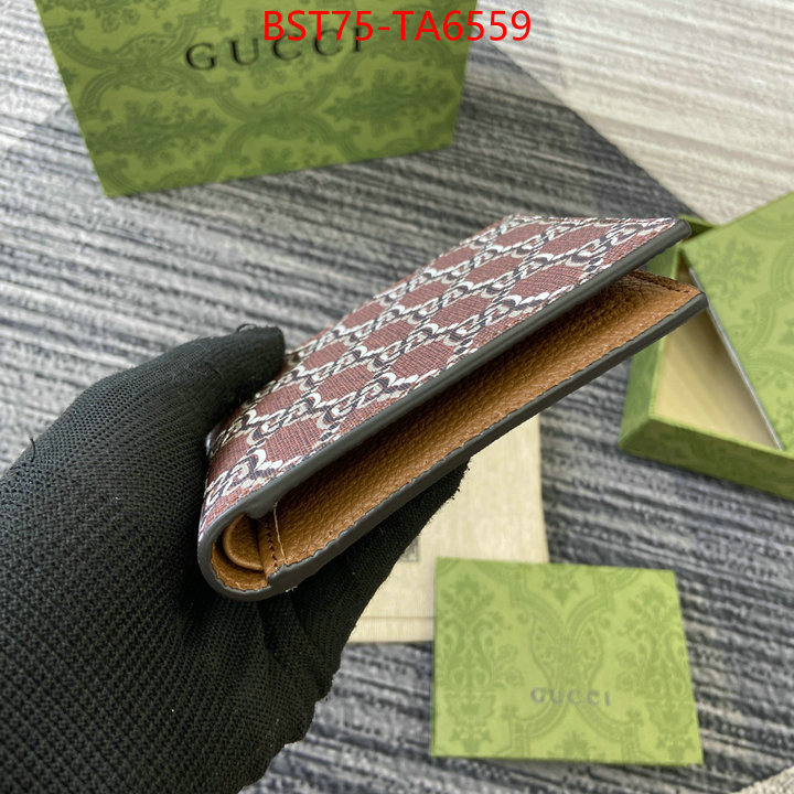 Gucci Bags(TOP)-Wallet- fake designer ID: TA6559 $: 75USD,