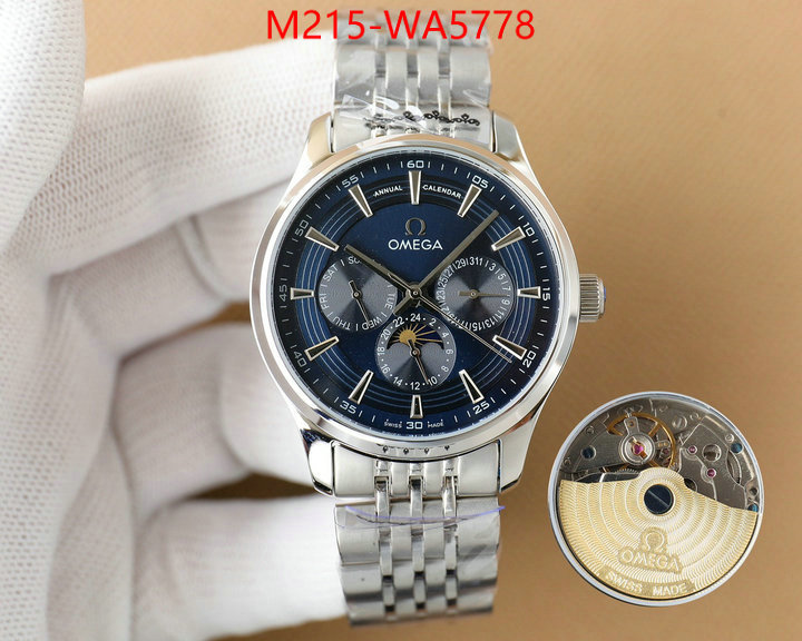 Watch(TOP)-Omega how to buy replcia ID: WA5778 $: 215USD