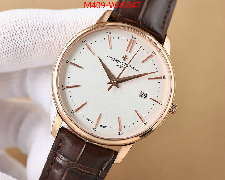 Watch(TOP)-Vacheron Constantin best quality designer ID: WA5847 $: 409USD