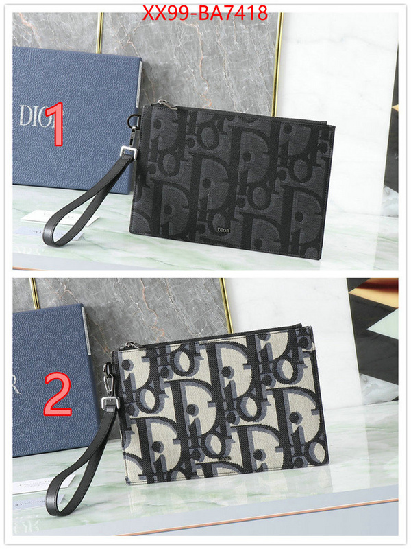 Dior Bags(TOP)-Clutch- what best replica sellers ID: BA7418 $: 99USD,