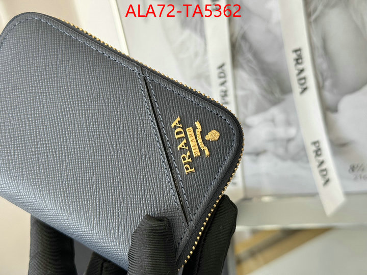 Prada Bags(TOP)-Wallet 2024 luxury replicas ID: TA5362 $: 72USD,