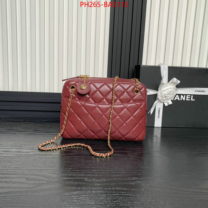 Chanel Bags(TOP)-Crossbody- unsurpassed quality ID: BA5113 $: 265USD,