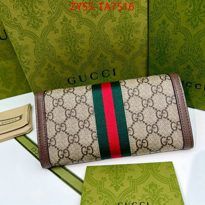 Gucci Bags(4A)-Wallet- mirror copy luxury ID: TA7516 $: 55USD,