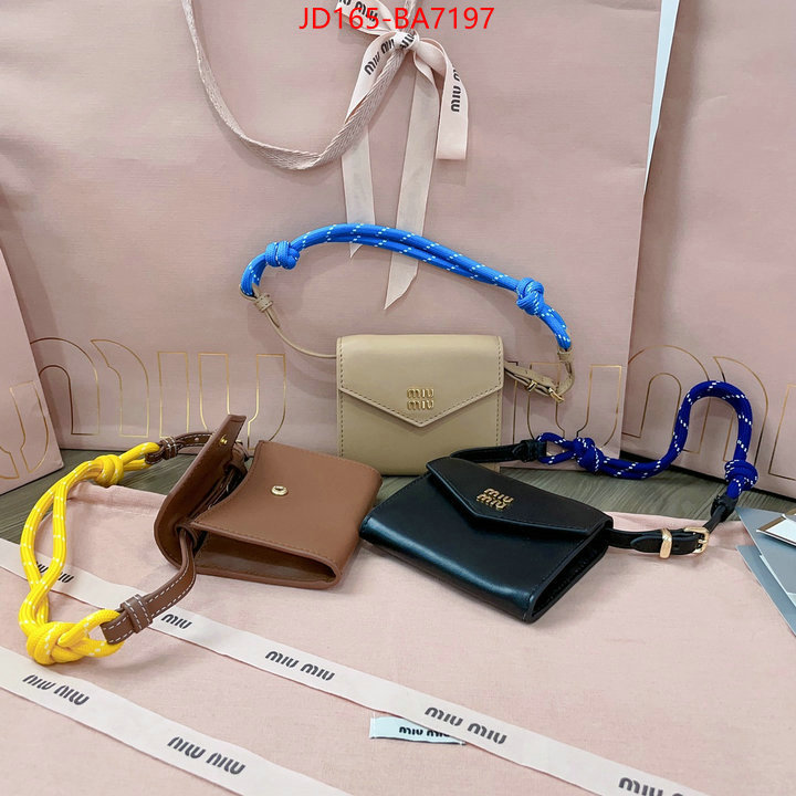 Miu Miu Bags(TOP)-Crossbody- where can i buy the best quality ID: BA7197 $: 165USD,