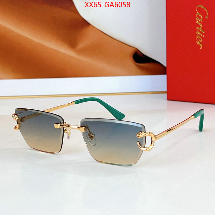 Glasses-Cartier replica aaaaa designer ID: GA6058 $: 65USD