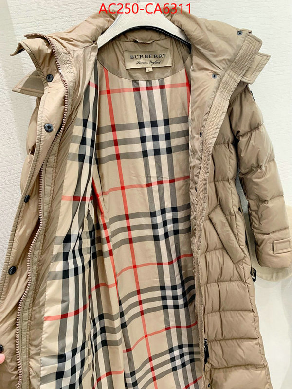 Down jacket Women-Burberry outlet 1:1 replica ID: CA6311 $: 250USD