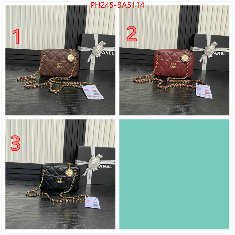 Chanel Bags(TOP)-Crossbody- where can i buy the best quality ID: BA5114 $: 245USD,