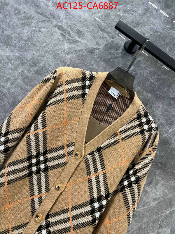 Clothing-Burberry knockoff highest quality ID: CA6887 $: 125USD