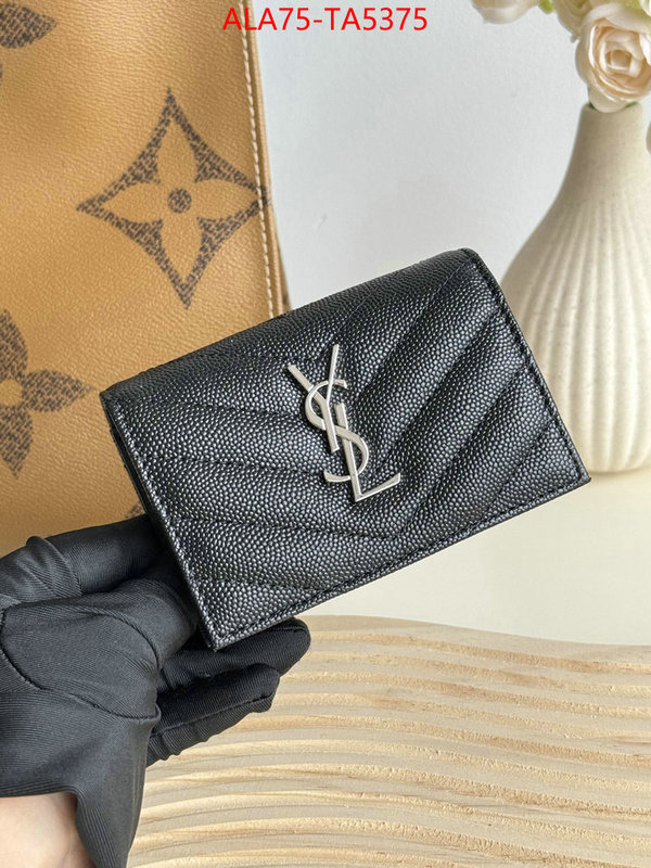 YSL Bags(TOP)-Wallet- replicas buy special ID: TA5375 $: 75USD,