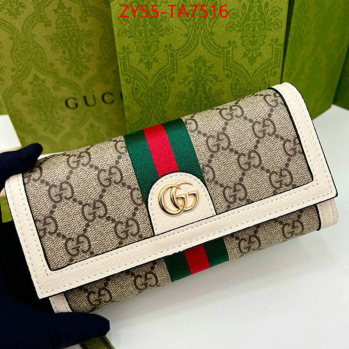 Gucci Bags(4A)-Wallet- mirror copy luxury ID: TA7516 $: 55USD,