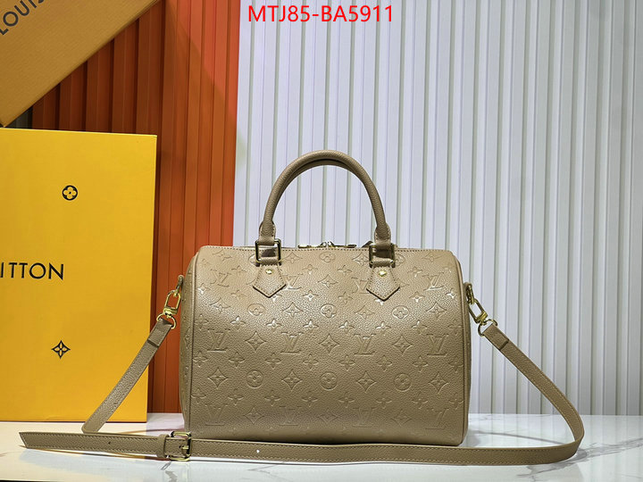 LV Bags(4A)-Speedy- high quality online ID: BA5911 $: 85USD,