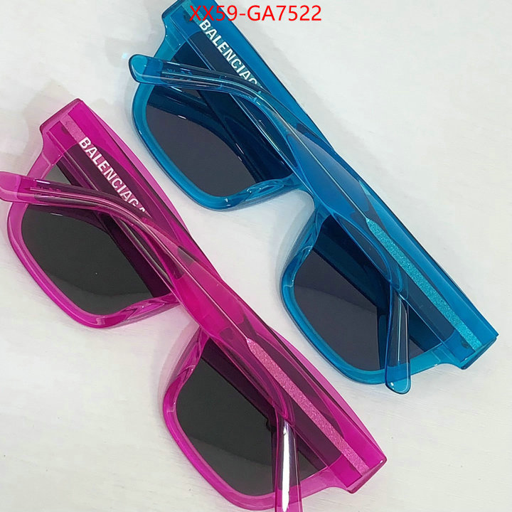 Glasses-Balenciaga luxury cheap ID: GA7522 $: 59USD