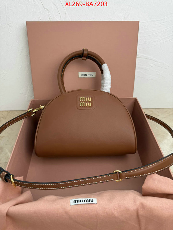 Miu Miu Bags(TOP)-Crossbody- new designer replica ID: BA7203 $: 269USD,