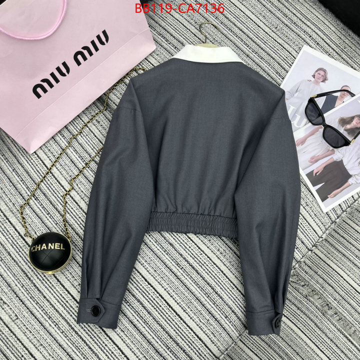 Clothing-MIU MIU 2024 aaaaa replica 1st copy ID: CA7136 $: 119USD