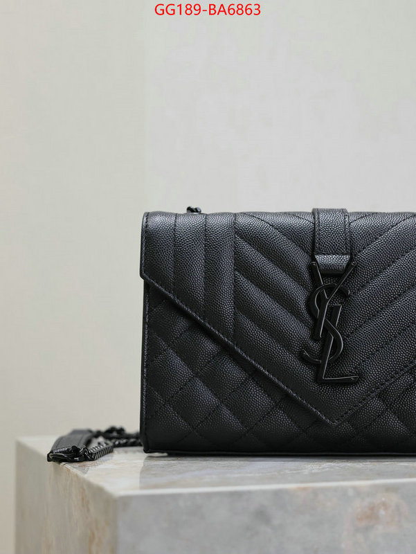 YSL Bags(TOP)-Envelope Series how to find replica shop ID: BA6863 $: 189USD,