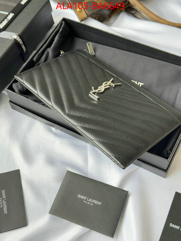 YSL Bags(TOP)-Clutch- luxury cheap replica ID: BA6649 $: 105USD,