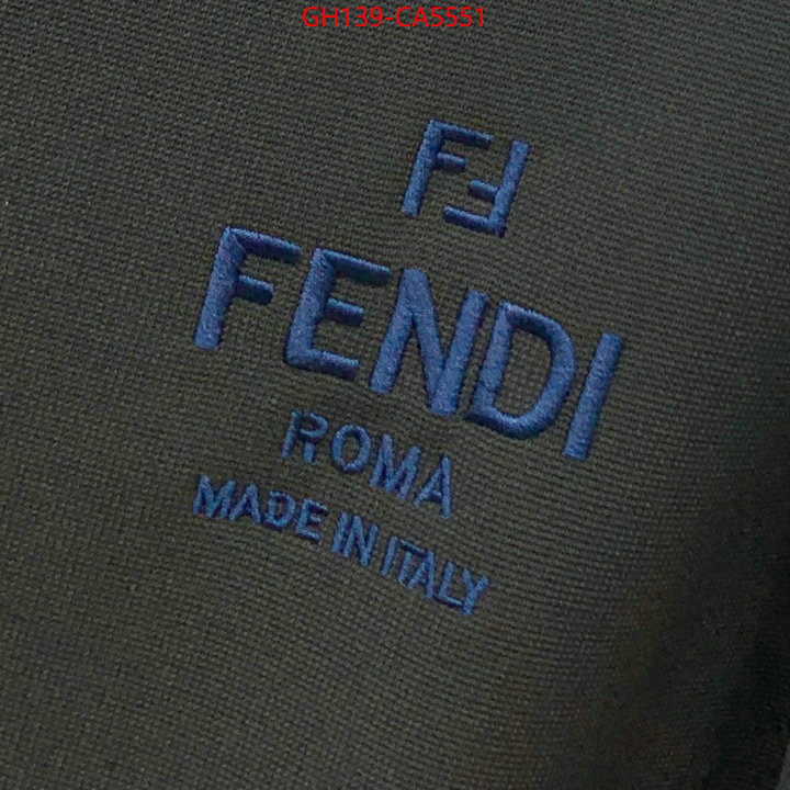 Clothing-Fendi highest quality replica ID: CA5551 $: 139USD