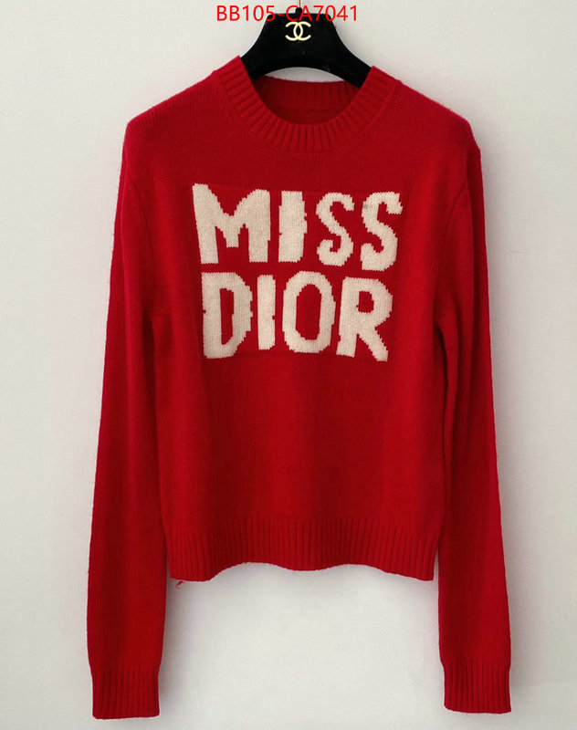 Clothing-Dior best website for replica ID: CA7041 $: 105USD