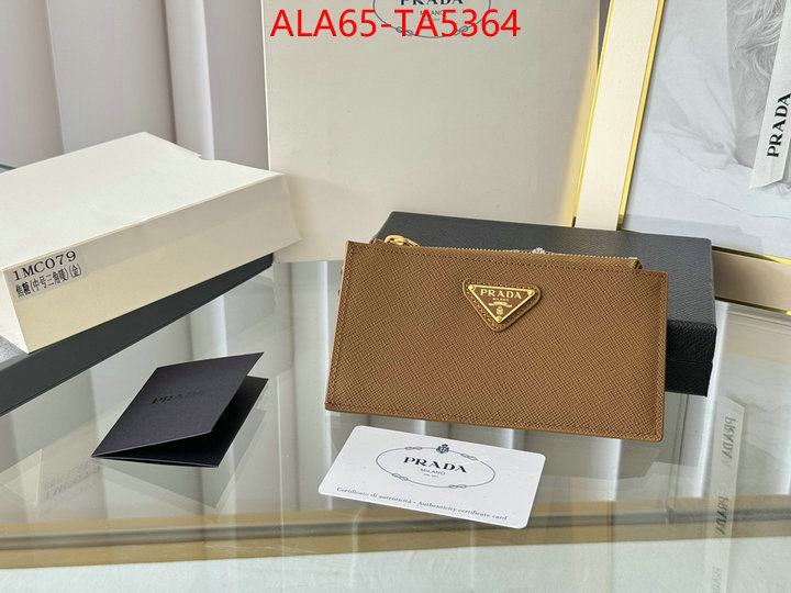 Prada Bags(TOP)-Wallet designer fake ID: TA5364 $: 65USD,