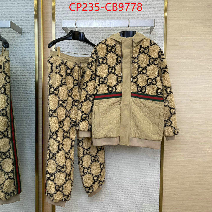 Clothing-Gucci top quality fake ID: CB9778