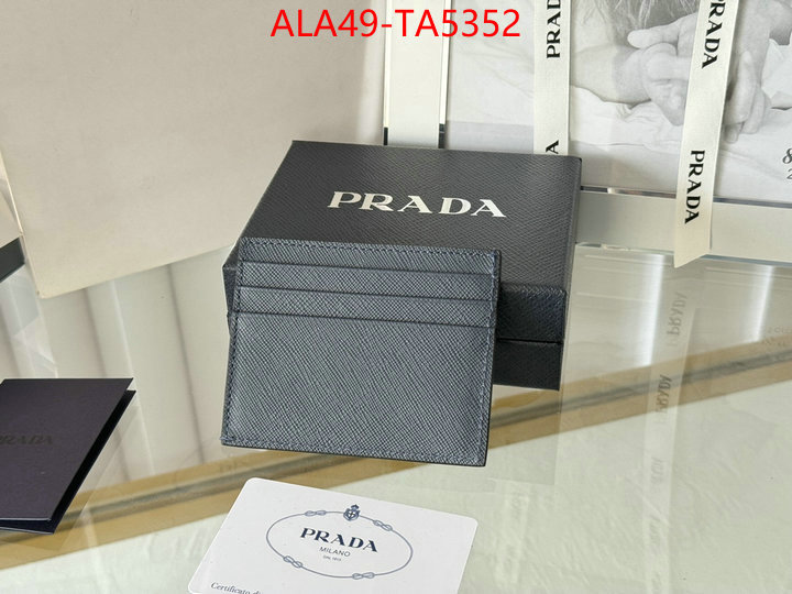 Prada Bags(TOP)-Wallet how to buy replcia ID: TA5352 $:49USD,