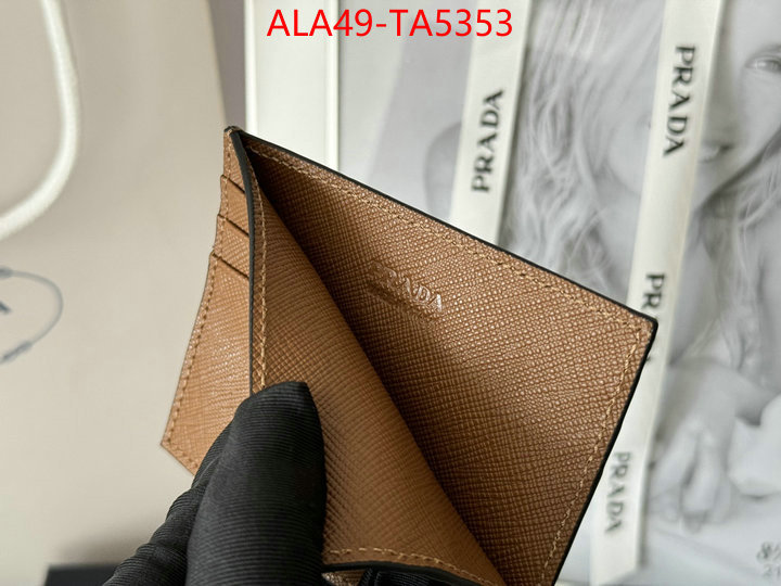 Prada Bags(TOP)-Wallet 7 star quality designer replica ID: TA5353 $: 49USD,