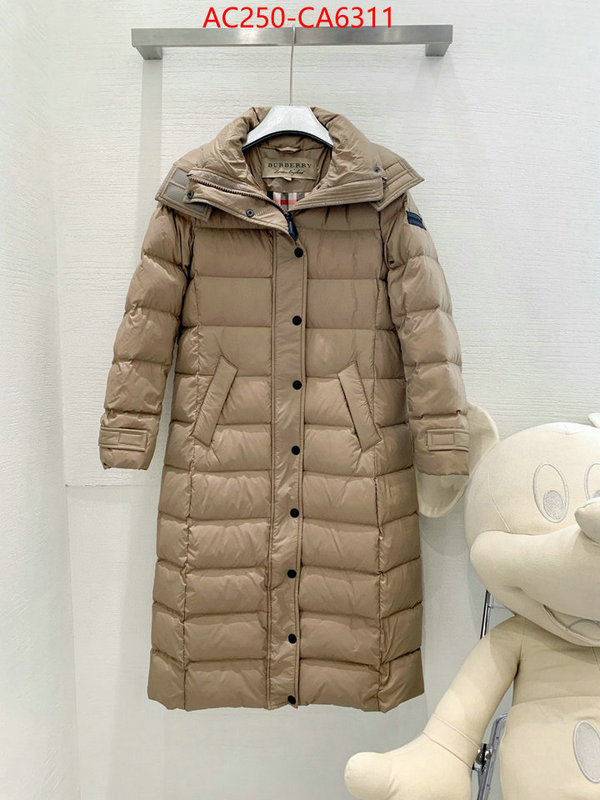 Down jacket Women-Burberry outlet 1:1 replica ID: CA6311 $: 250USD