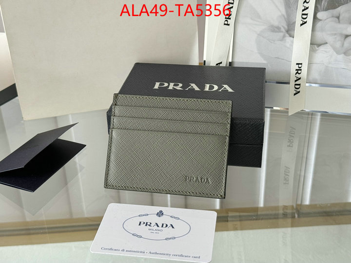 Prada Bags(TOP)-Wallet where quality designer replica ID: TA5356 $: 49USD,