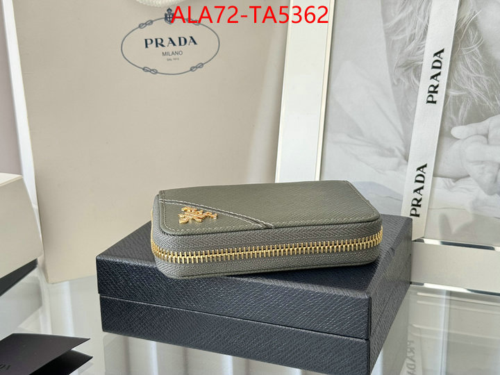 Prada Bags(TOP)-Wallet 2024 luxury replicas ID: TA5362 $: 72USD,