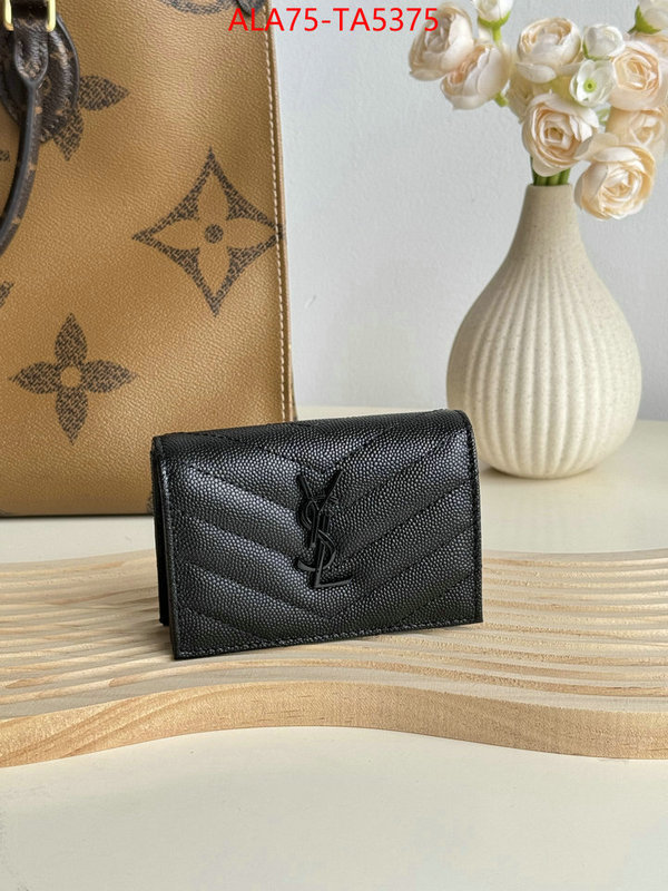 YSL Bags(TOP)-Wallet- replicas buy special ID: TA5375 $: 75USD,