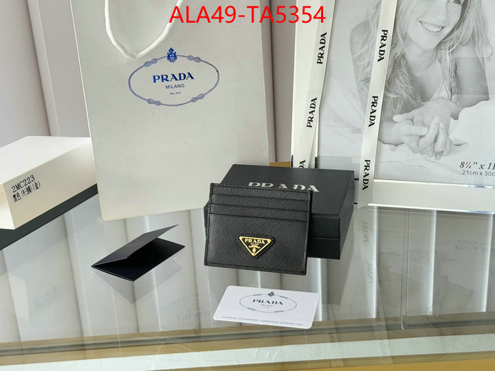 Prada Bags(TOP)-Wallet where to buy the best replica ID: TA5354 $: 49USD,