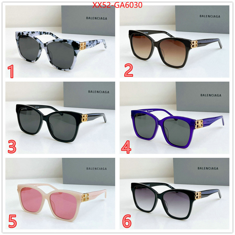 Glasses-Balenciaga 2024 replica ID: GA6030 $: 52USD