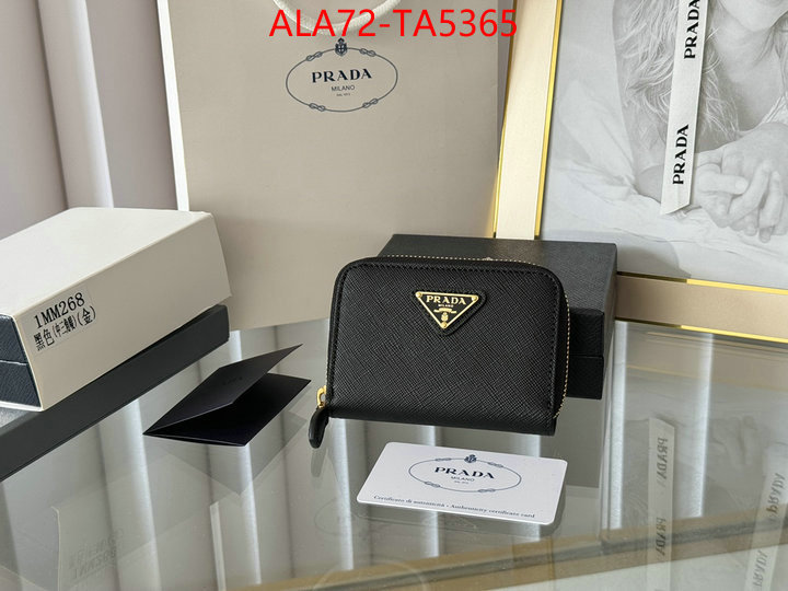 Prada Bags(TOP)-Wallet mirror copy luxury ID: TA5365 $: 72USD,