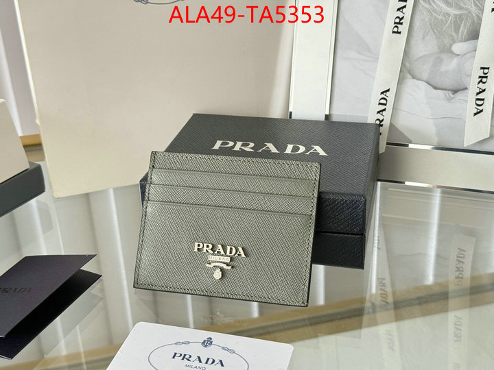 Prada Bags(TOP)-Wallet 7 star quality designer replica ID: TA5353 $: 49USD,