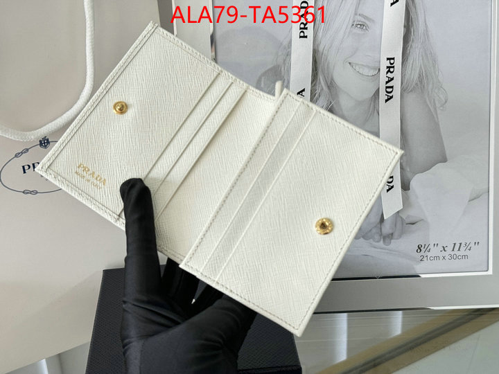 Prada Bags(TOP)-Wallet is it illegal to buy dupe ID: TA5361 $: 79USD,