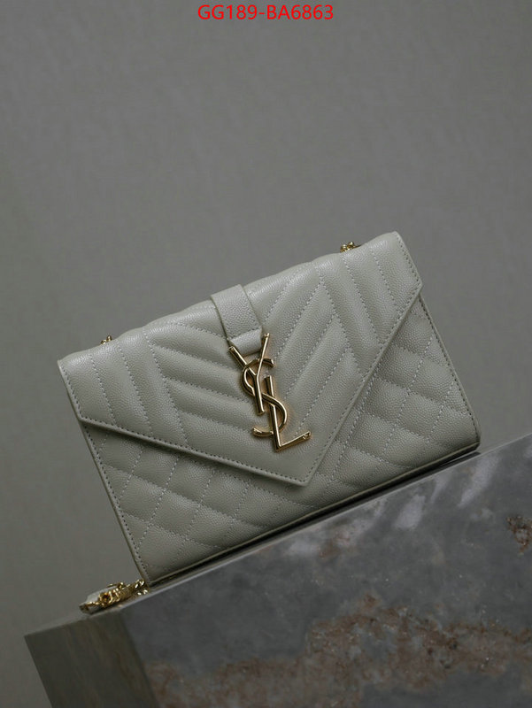 YSL Bags(TOP)-Envelope Series how to find replica shop ID: BA6863 $: 189USD,