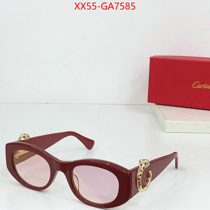 Glasses-Cartier where can i buy the best quality ID: GA7585 $: 55USD