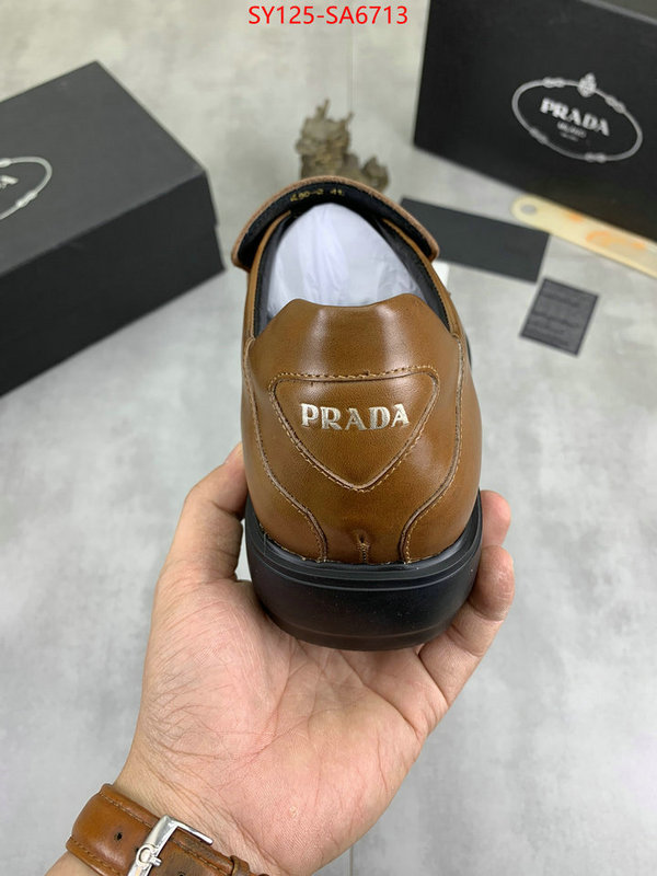 Men shoes-Prada what are the best replica ID: SA6713 $: 125USD