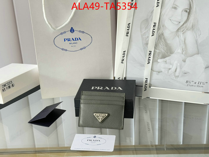 Prada Bags(TOP)-Wallet where to buy the best replica ID: TA5354 $: 49USD,