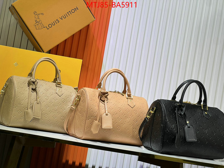 LV Bags(4A)-Speedy- high quality online ID: BA5911 $: 85USD,