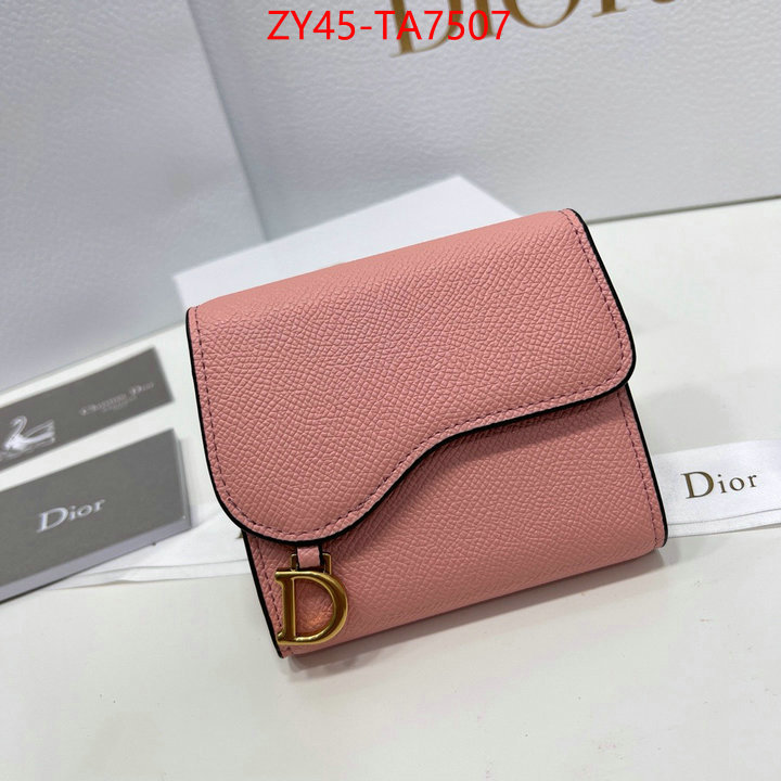 Dior Bags(4A)-Wallet- is it illegal to buy dupe ID: TA7507 $: 45USD,