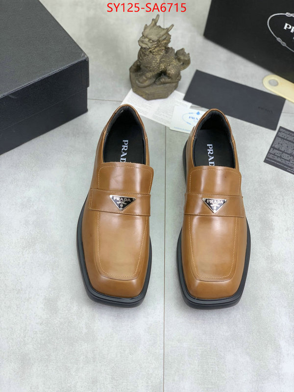 Men shoes-Prada aaaaa+ replica ID: SA6715 $: 125USD