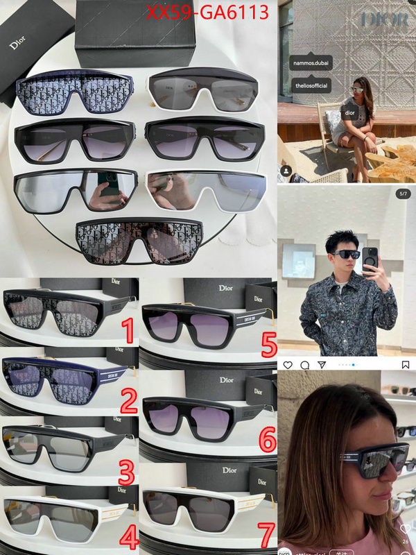 Glasses-Dior high quality 1:1 replica ID: GA6113 $: 59USD