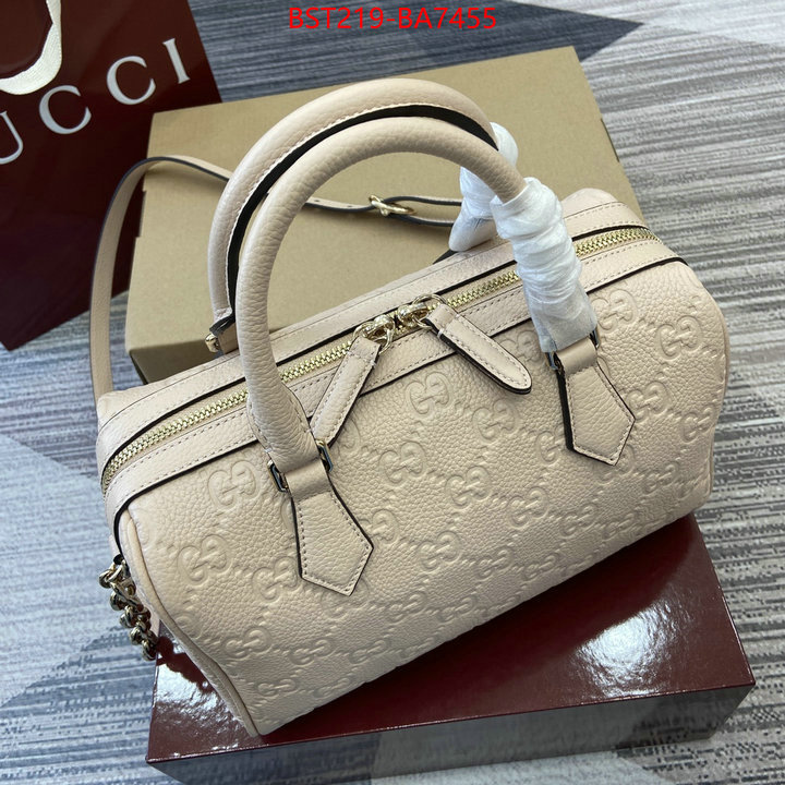 Gucci Bags(TOP)-Handbag- high quality replica ID: BA7455 $: 219USD,